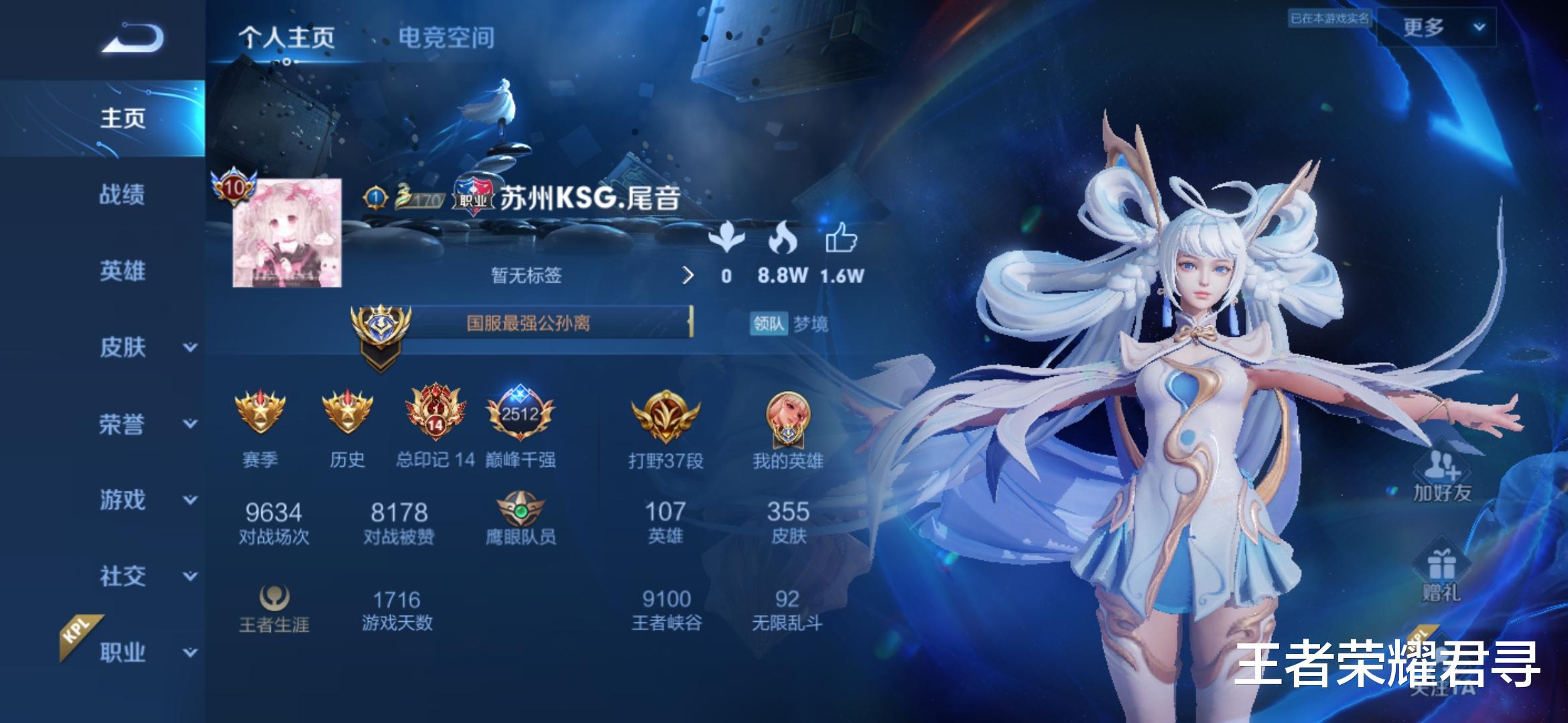 生肖|王者荣耀:巅峰榜前10仅有1名职业玩家,职业玩家实力不行?