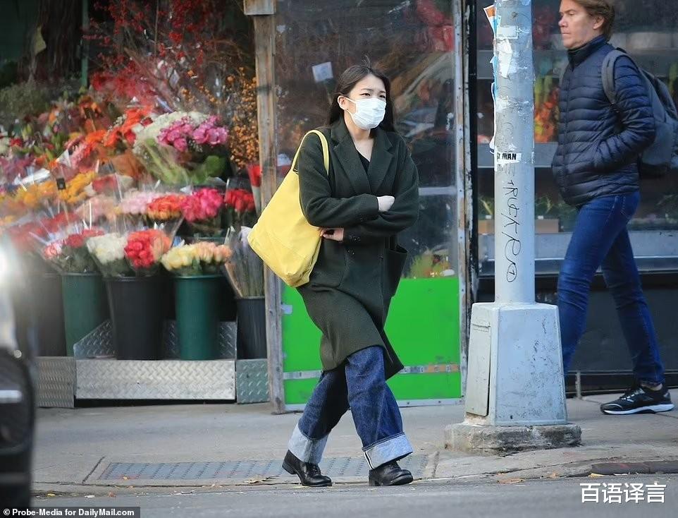 纽约|真子来纽约后状态好，素颜购物心情愉悦，丈夫保镖不在也很从容