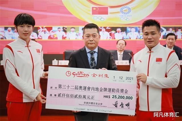 马龙|恭喜中国奥运冠军团！平分2520万港元，富商儿子追星马龙太开心
