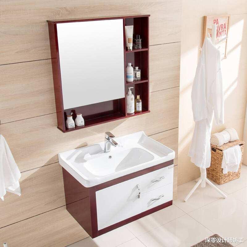 不放过1㎡空间做收纳，卫生间打造壁龛和镜柜，储存物品不是梦