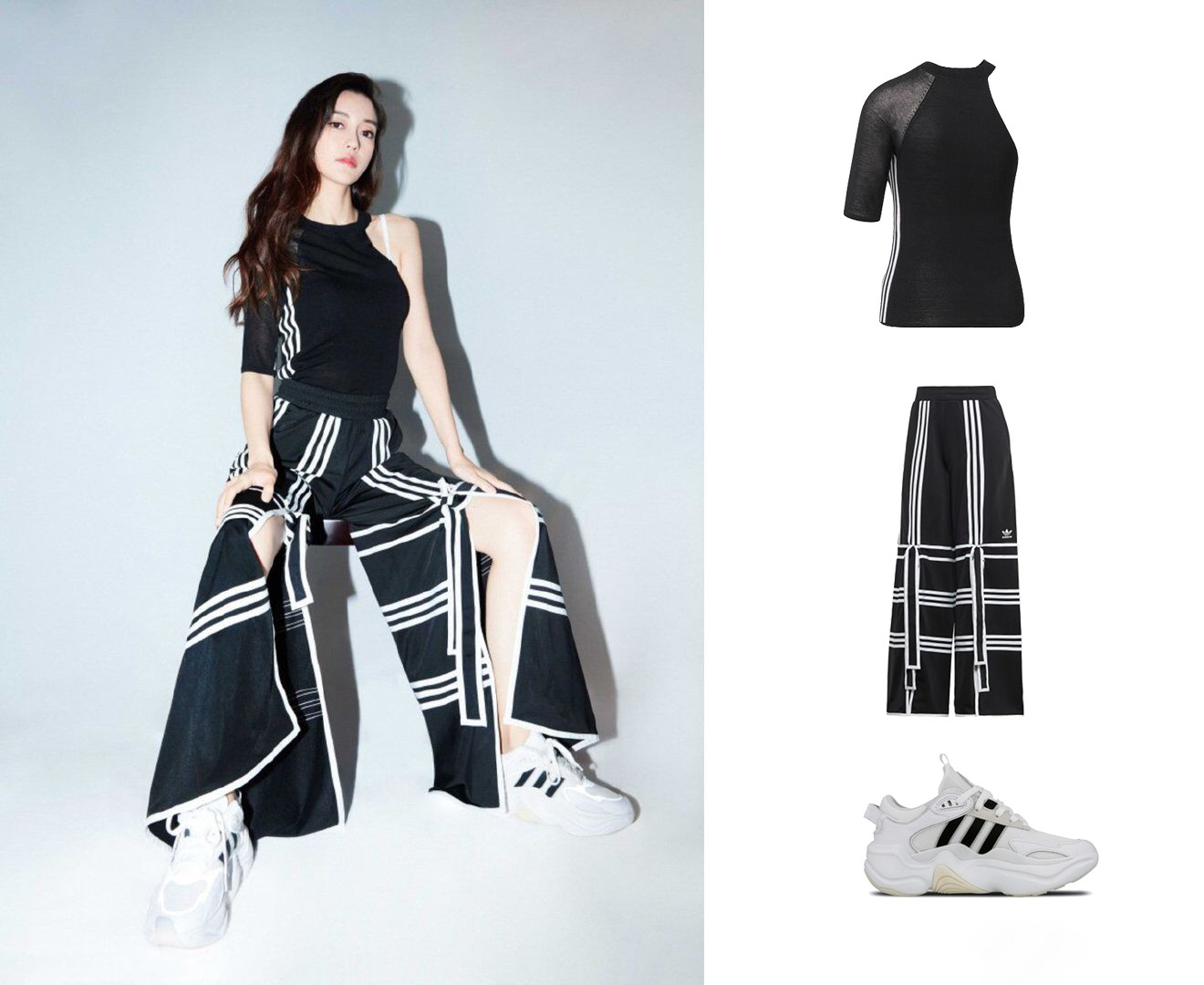 混搭时尚Anna|32岁baby参加活动太节约，穿399紧身衣配1千喇叭裤，看完想减肥了