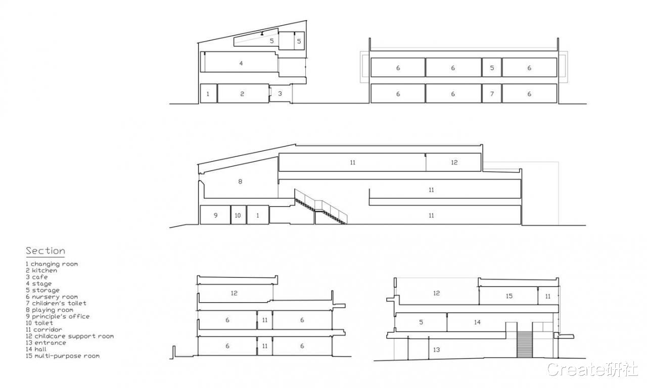 EZ 幼儿园,阶梯空间搭建趣味游戏场所 / 日比野设计 + Kids Design Labo