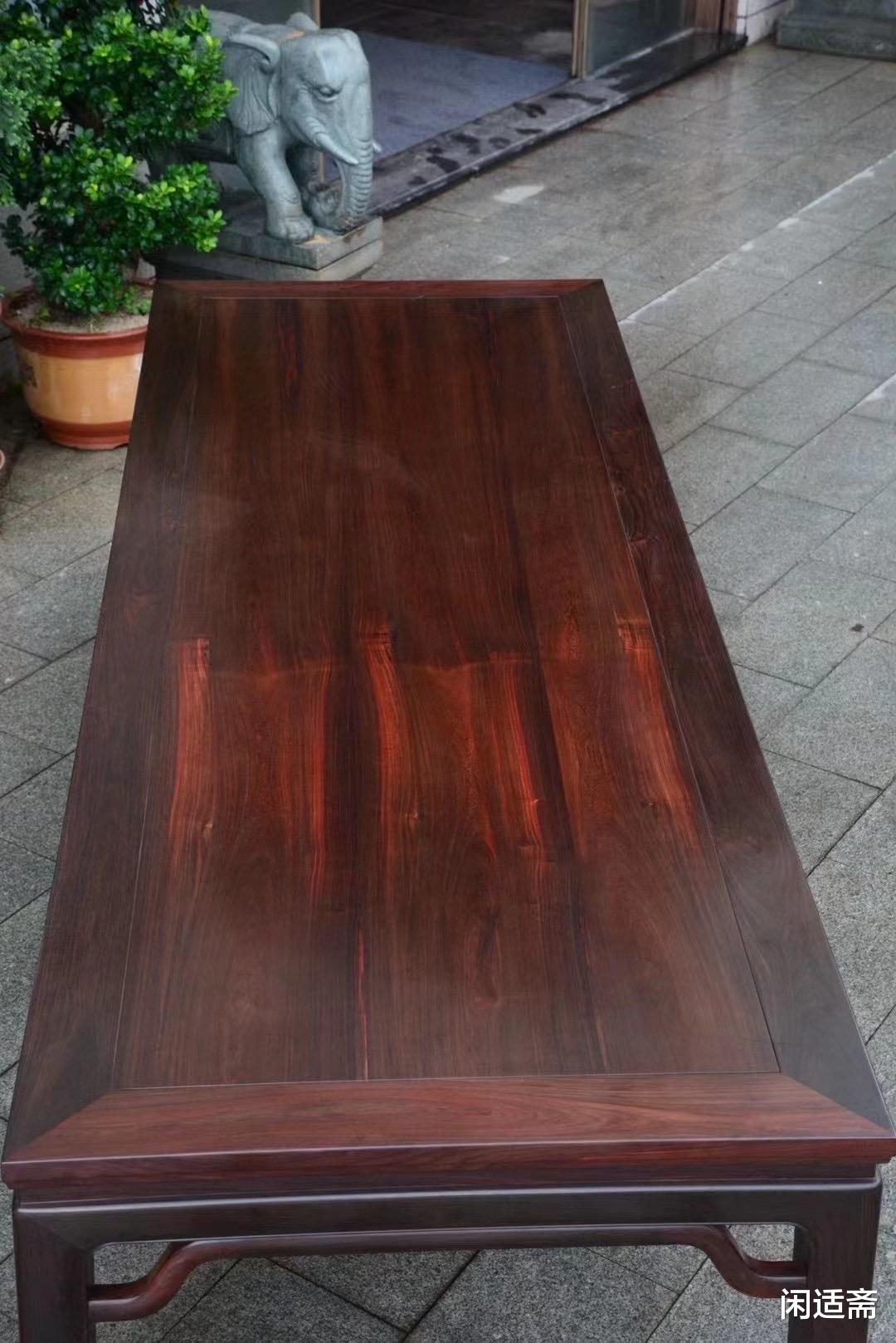 设计师|气势非凡，罗锅枨顶牙带束腰，大画桌会议桌，红木家具