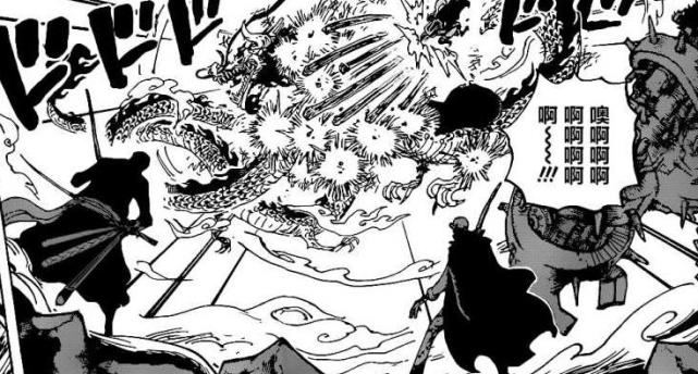 索隆|海贼王1009话:九侠瞬秒大蛇,“四皇”合体技被索隆一人挡下