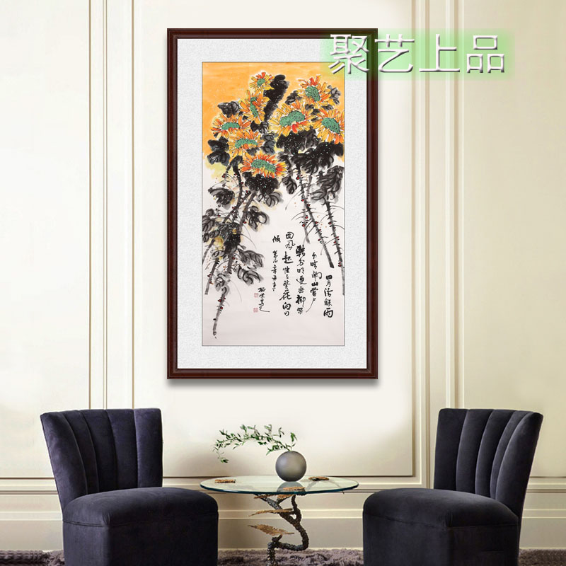 玄关|一进门看见什么画最好? 花鸟画挂家，竟然可以这么美，太美了
