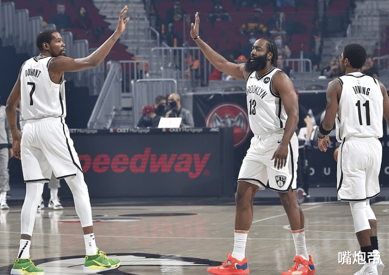 詹姆斯·哈登|三巨头或貌合神离？哈登沦为外人！欧杜59+10，他却8中2空位不敢投