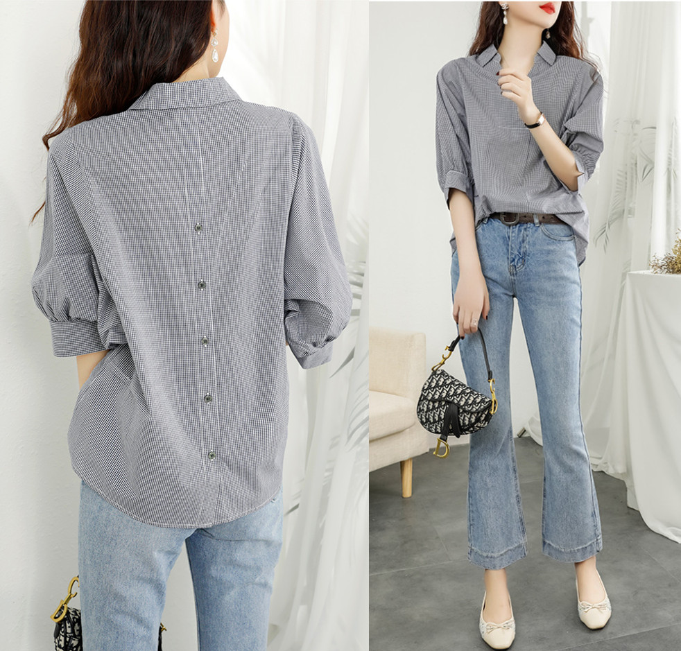 泰安秋子|不一定非要穿大牌！跟美女学穿搭：轻薄衬衫款式，也能穿出轻奢感