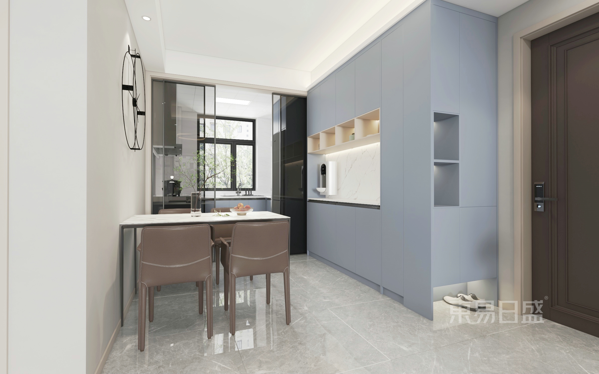 96㎡简洁舒适的现代之家,让生活更加惬意