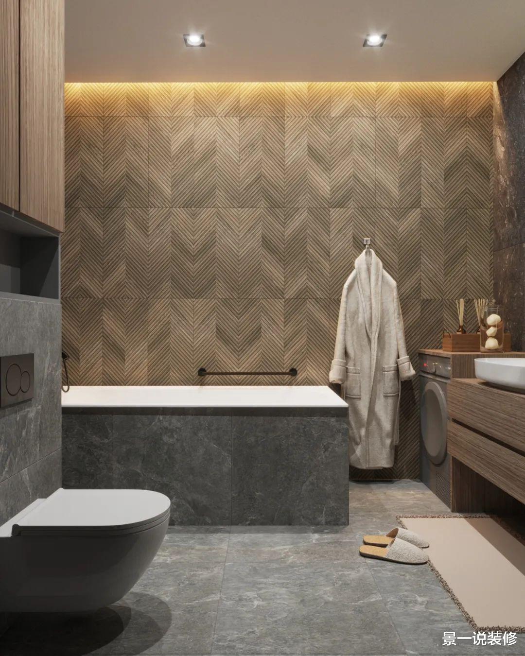 |男主送女友80㎡婚房，客厅坚持不贴瓷砖，卫生间自己设计，好高级