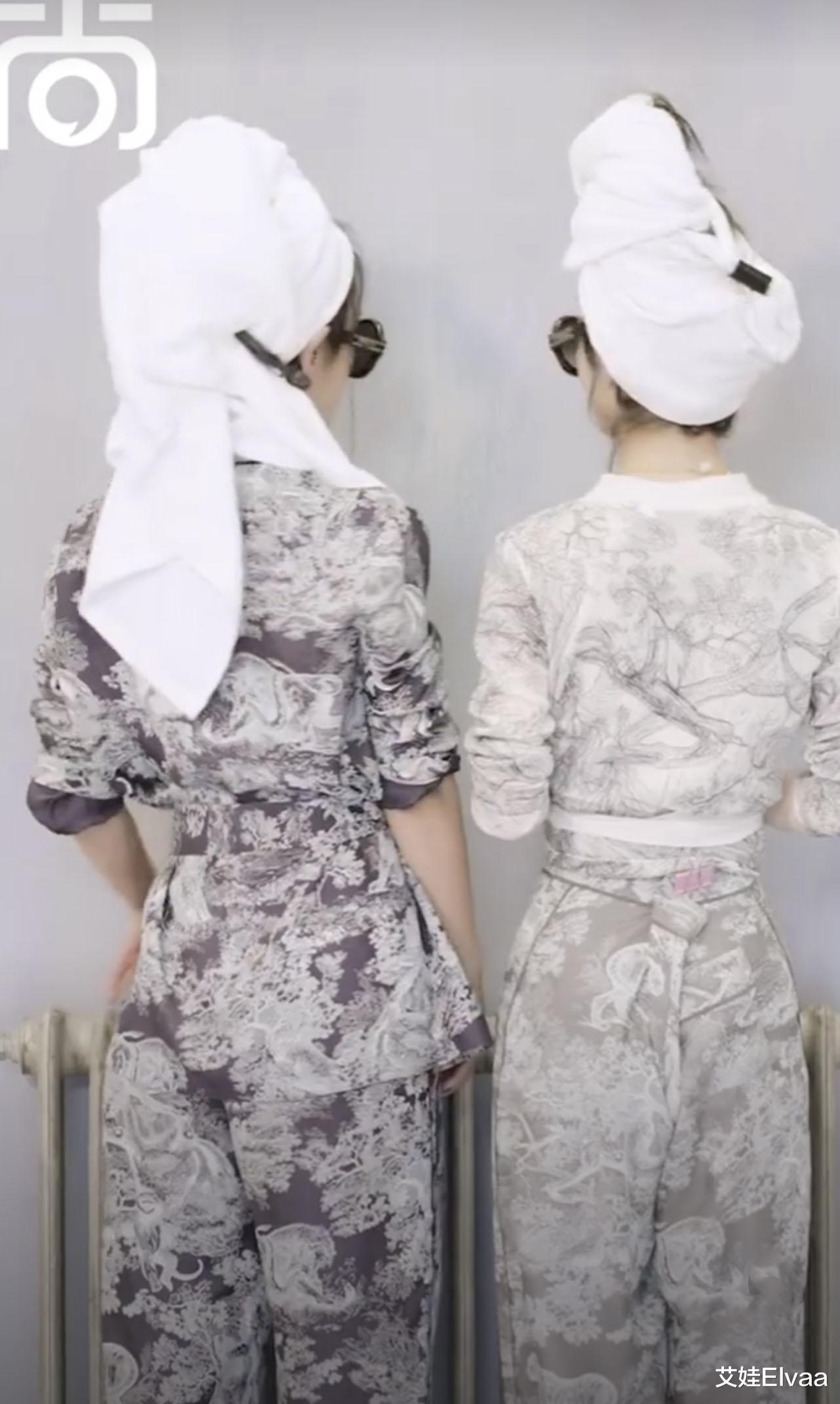 赵丽颖|赵丽颖李冰冰合体拍封面，穿睡衣秀A4腰，屁股扁平撑不起裤子