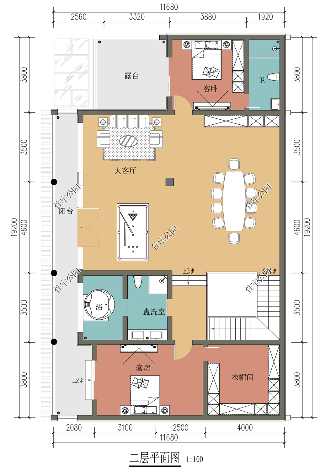 阳光房|屋顶天窗+阳光房，19×11米新中式小院，农村盖房选这套正合适