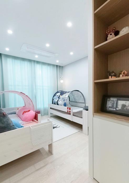 收纳做到最大，客餐厨没有一堵隔墙，这套119㎡的房子，好干净整洁