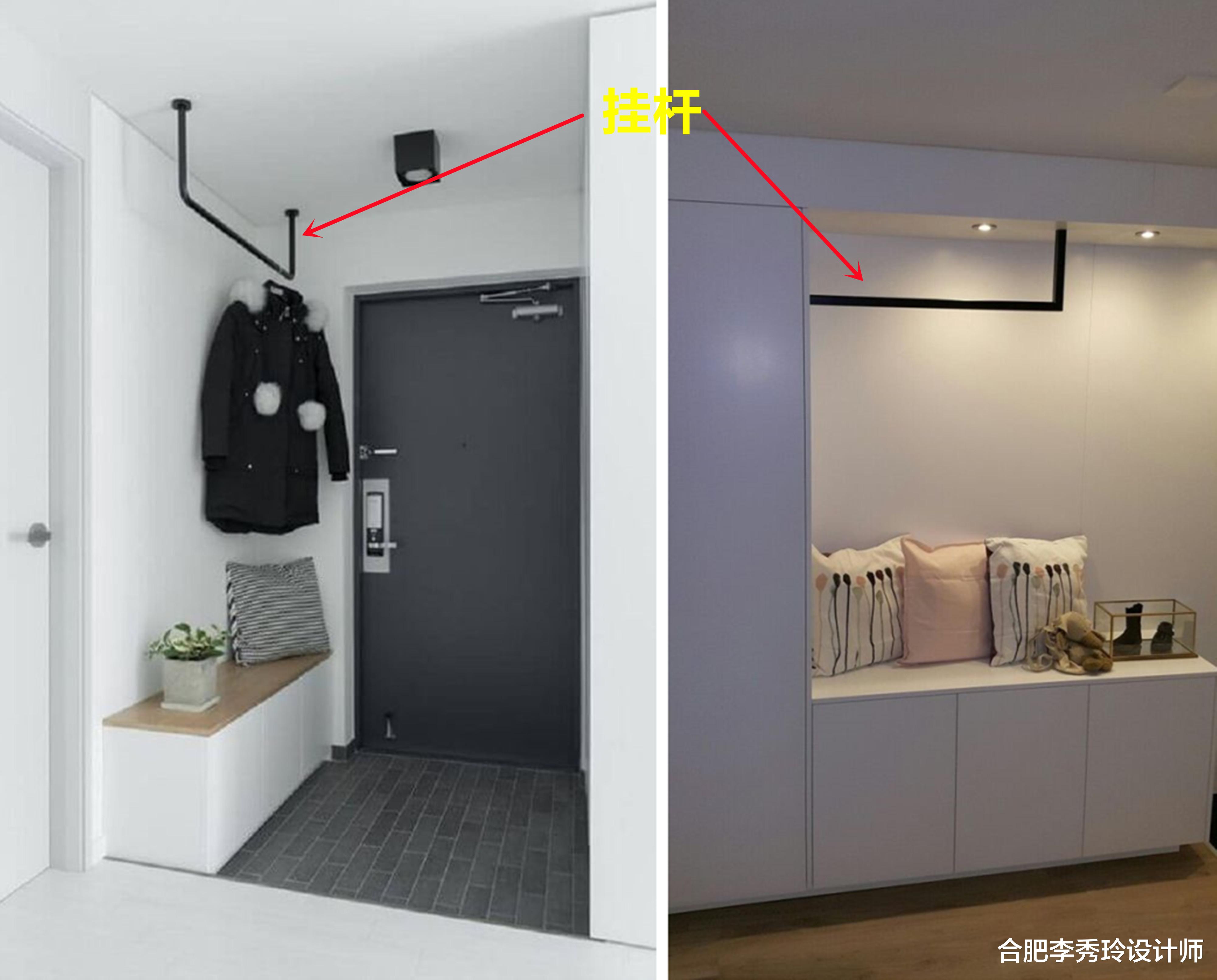 在我看来，定制玄关柜时预留换鞋区，多加5个新功能才是明智之举