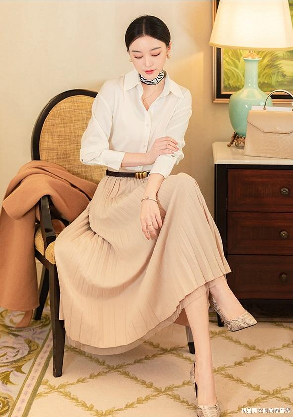 衬衫|雪纺衬衫搭配短裙裤，尽显淑女气质