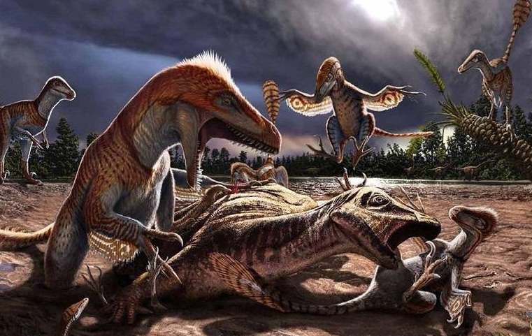 1.5亿年前地球陷入生物灭绝时,一些恐龙开始互相攻击