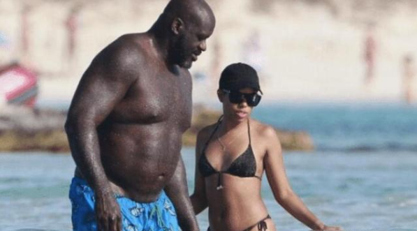 女排|奥尼尔与新女友海边嬉戏图，尺寸差距大，前女友：中看不中用！