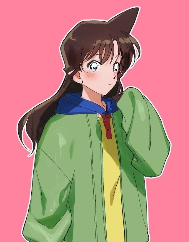 名侦探柯南|当《名侦探柯南》里的女生穿上男友装，小兰清澈无辜，佐藤好飒