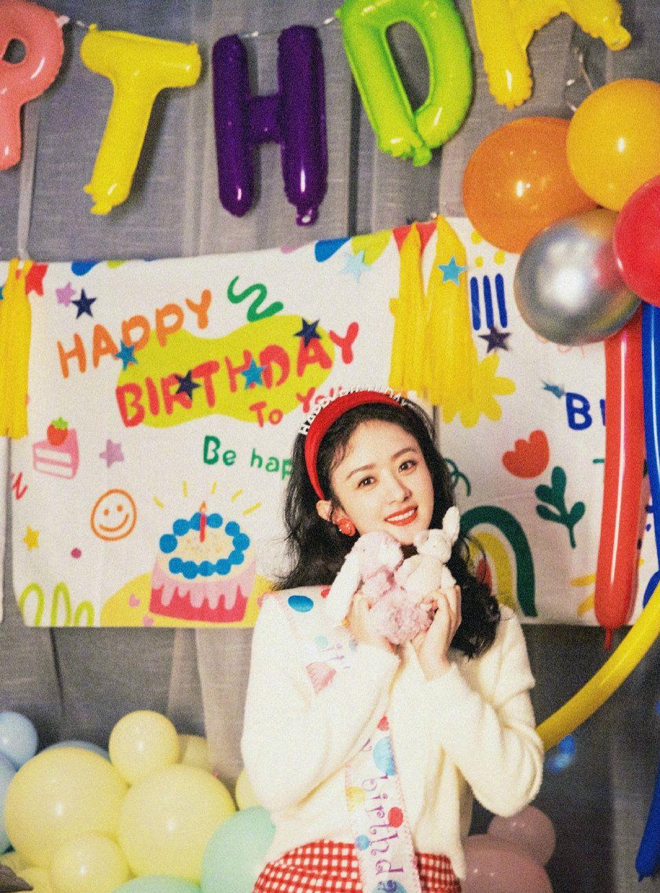郭晶晶|34岁赵丽颖庆生照曝光，宴会布置隆重很用心，同事李冰冰发文表白