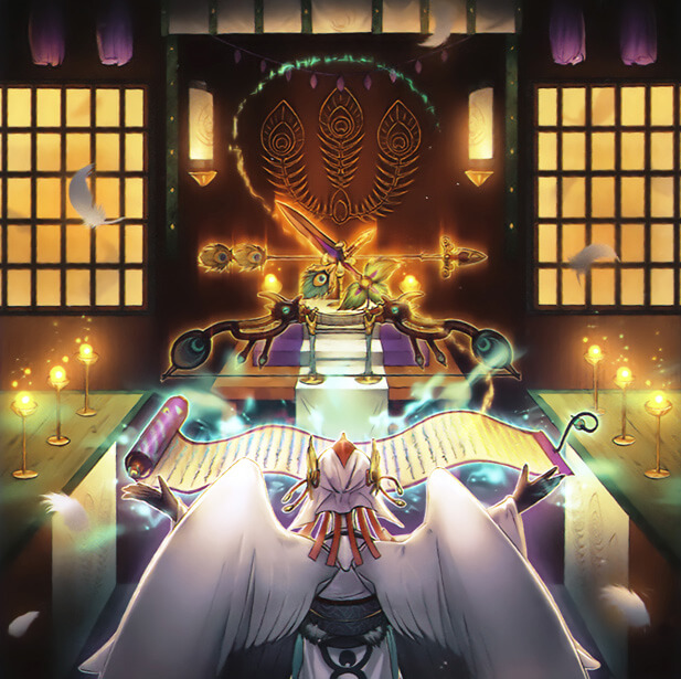 游戏王|游戏王卡牌中华丽的灵魂仪式,让牛郎织女化作灵魂鸟神