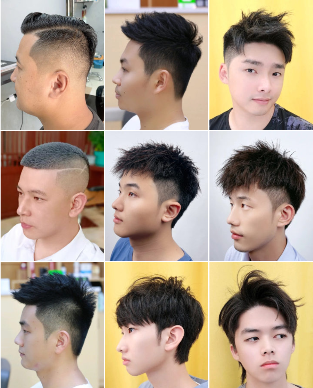 镜子发型|男士发型别再迷茫了，100多款流行发型来了，喜欢就挑一款吧