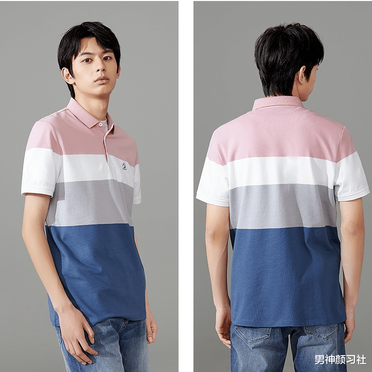 男神颜习社|条纹T恤，男人的“穿搭美学”，海澜之家铁山靠同款助你摆脱平庸