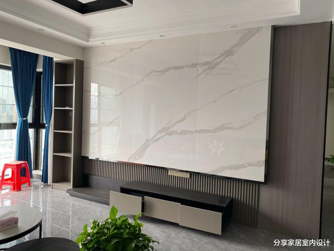 |不会装修的朋友看过来,全屋网红灰,悬空电视墙,流行又好看!