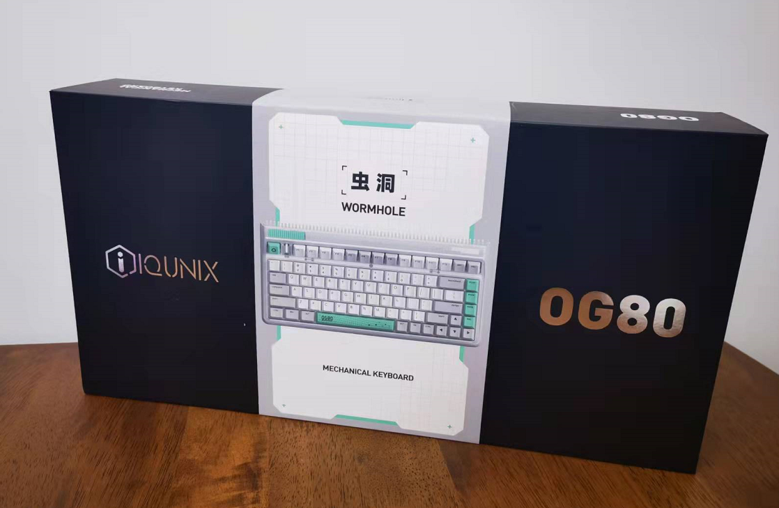 Google|设计优秀, 体验极佳—IQUNIX OG80虫洞无线三模机械键盘开箱