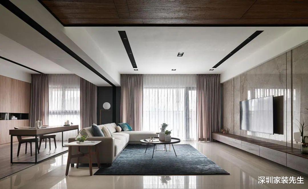 露营|160㎡大户型,简约现代风,搭配木色家居,自然温馨让人喜爱!