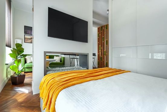 56岁阿姨的独居生活：住37.8㎡公寓，室内配色赏心悦目