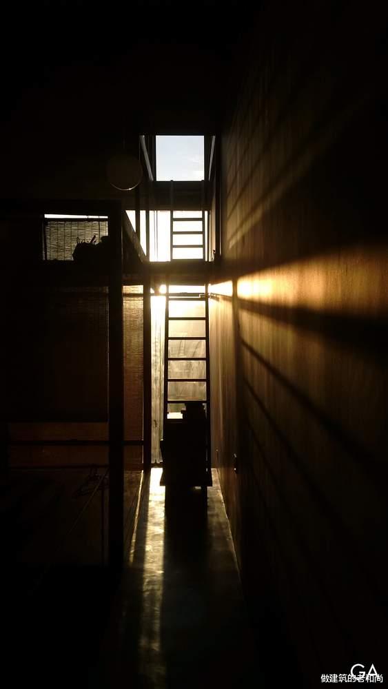 上为|单身独立住宅:在4X17米的地块上为单身汉量身定做的家居空间