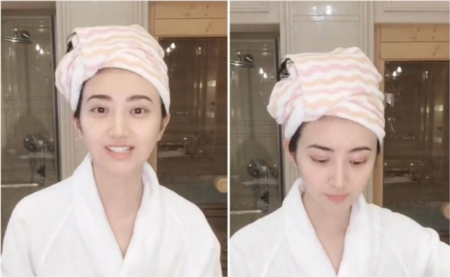 景甜 景甜皮肤好到“没毛孔”，大方分享的“护肤”日常火了，金晨：确实有用