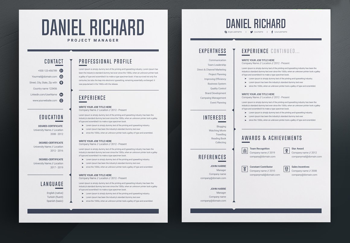 |国外简历设计欣赏!“简法”艺术