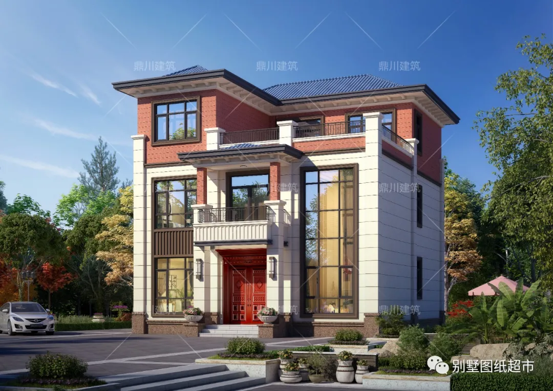 4款农村别墅，新中式风格，设计师推荐 ，这样建房流行一百年