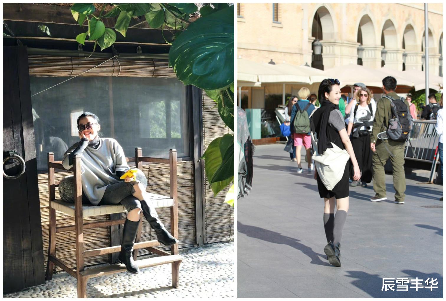 辰雪丰华 52岁许晴状态好,可不仅仅因为不老颜,“气质清新”又会穿才关键