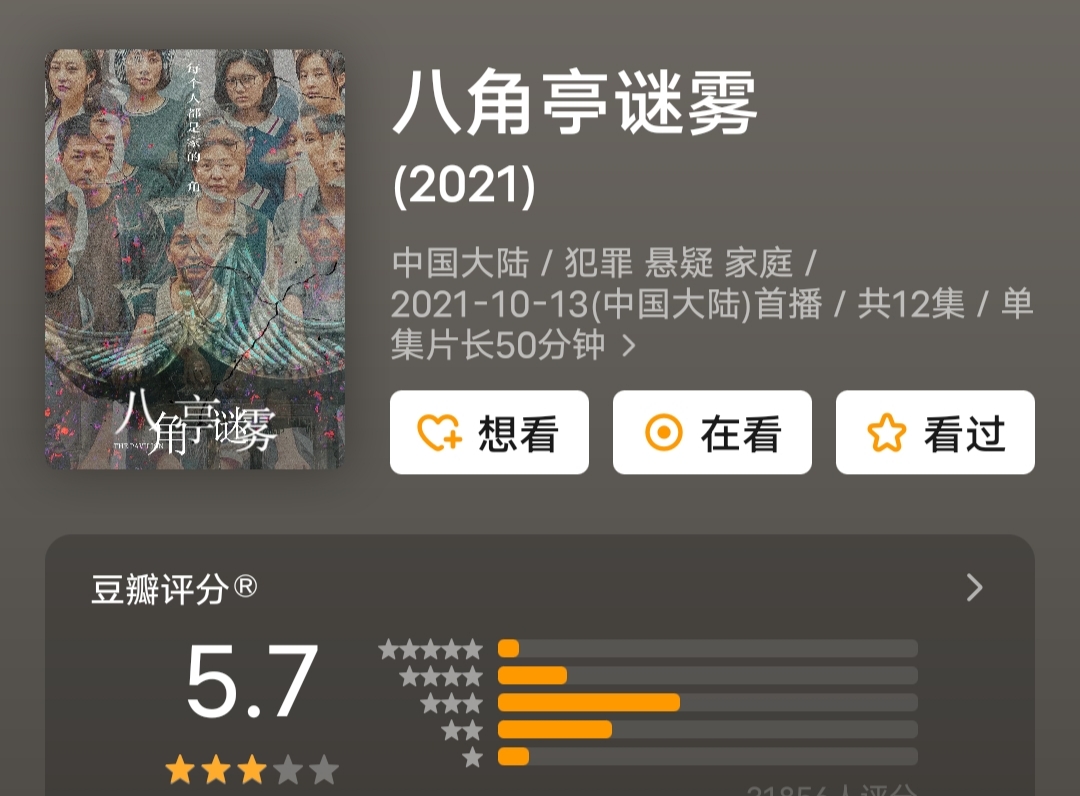 八角亭谜雾|《八角亭谜雾》大结局没逆袭，评分跌至5.7分，3点原因不可忽视