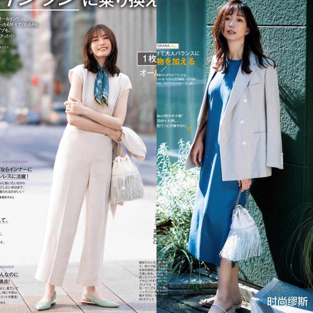 时尚缪斯|夏季的清爽配色秘诀,“蓝+绿+白+灰”,每一种都好心动