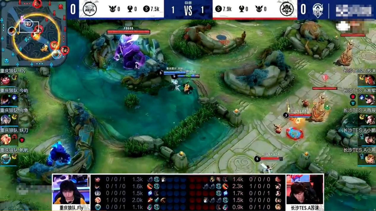 tes战队|狼队十二连胜被TES终结，赢家竟然是TTG？张大仙被狼队状态弄慌了