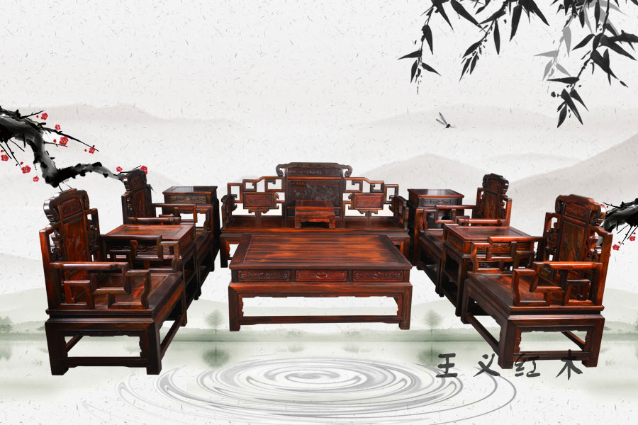 小王话红木|大红酸枝-交趾黄檀，为什么同样的家具价格会相差这么多？