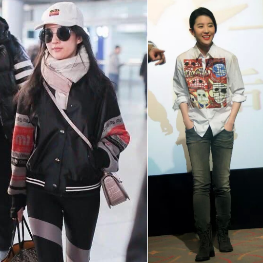 刘亦菲|刘亦菲自曝平时生活粗糙！拍戏不带梳子镜子，一件羽绒服穿十年