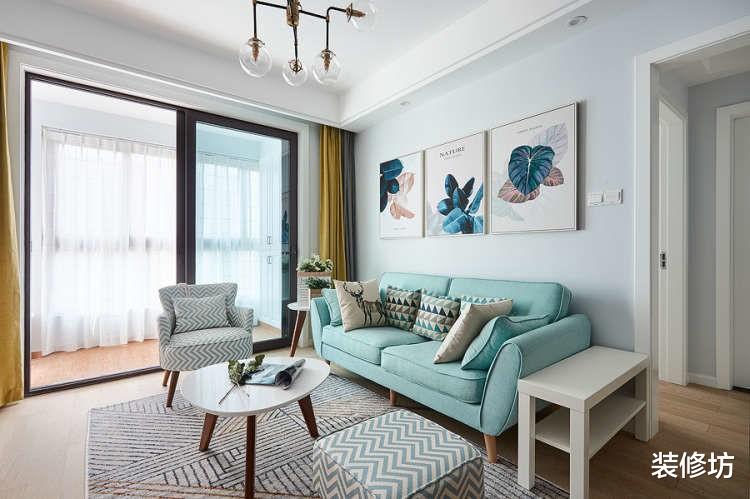 设计师|78平的北欧风小家，清新怡人的配色，让空间都变得灵动起来