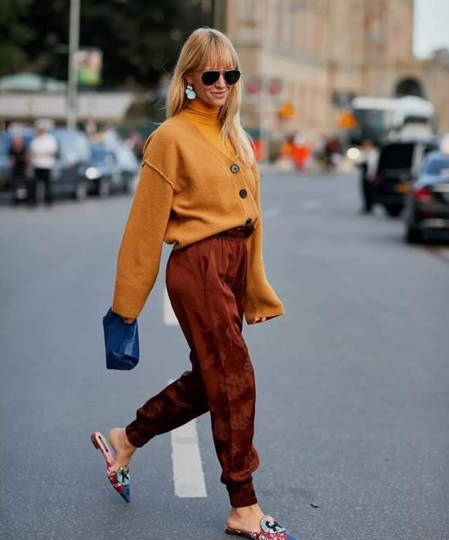 时尚风行派 秋冬穿搭拒绝沉闷！放弃黑白灰选择暖色打造时尚，这些技巧超实用