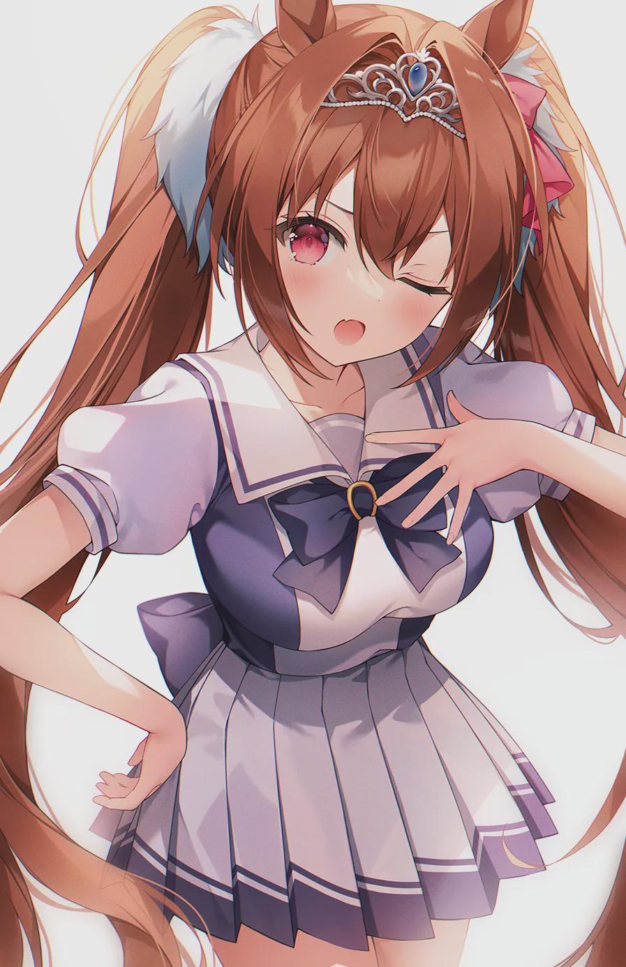 哪吒|动漫美图：《赛马娘 Pretty Derby》大和赤骥
