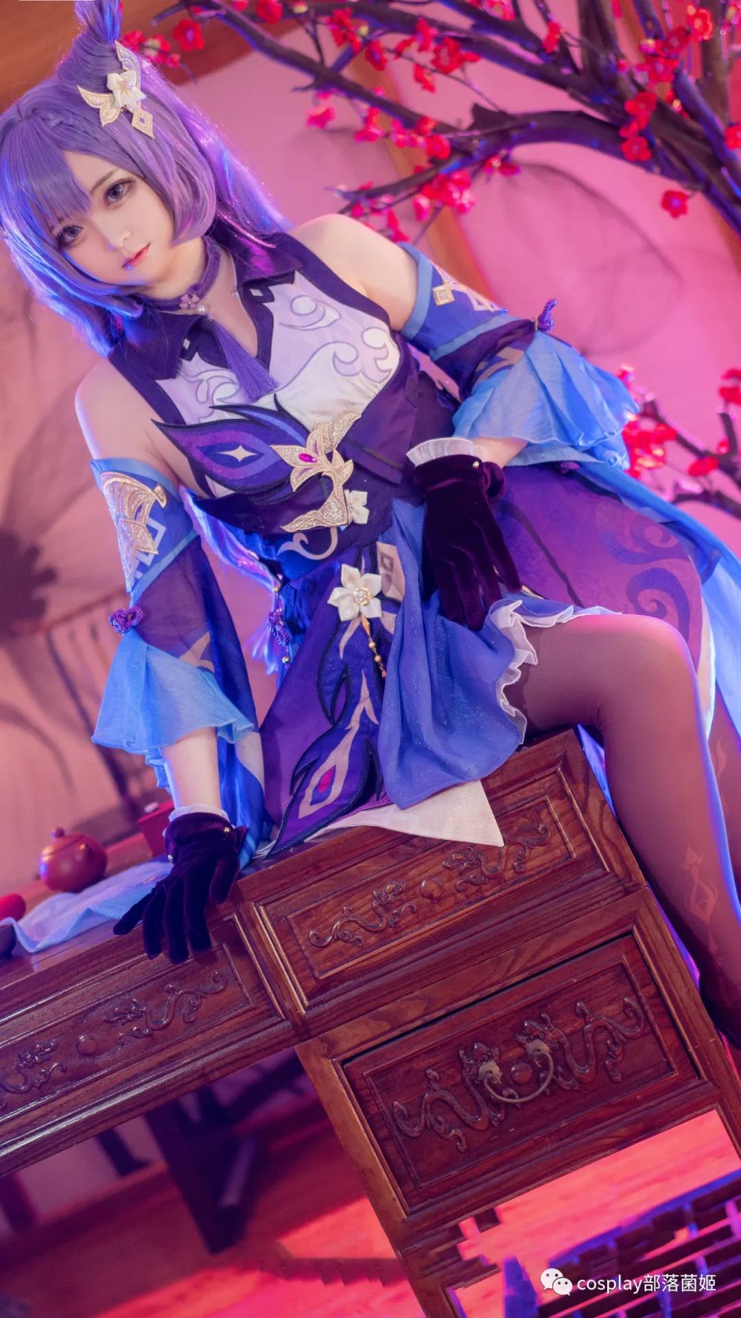 阿富汗|cos：原神刻晴cos正片@Sayako，要劳逸结合哦