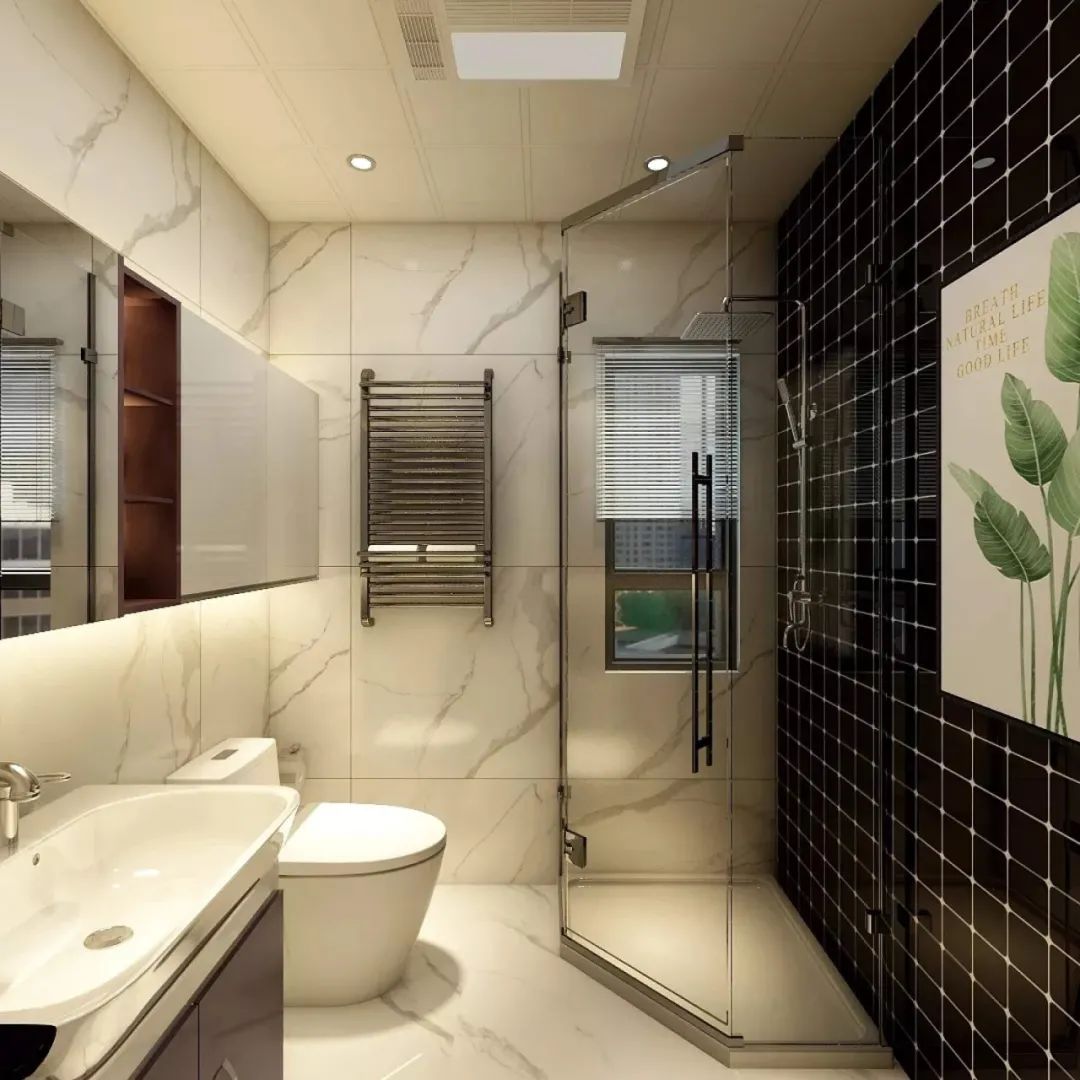 |大理石+金属，96后女生用15w，让83m2两室满是高级