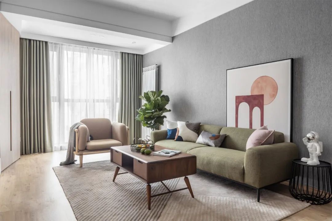 128m2三室混搭风,论老破小变轻复古搭配,我只服他家!