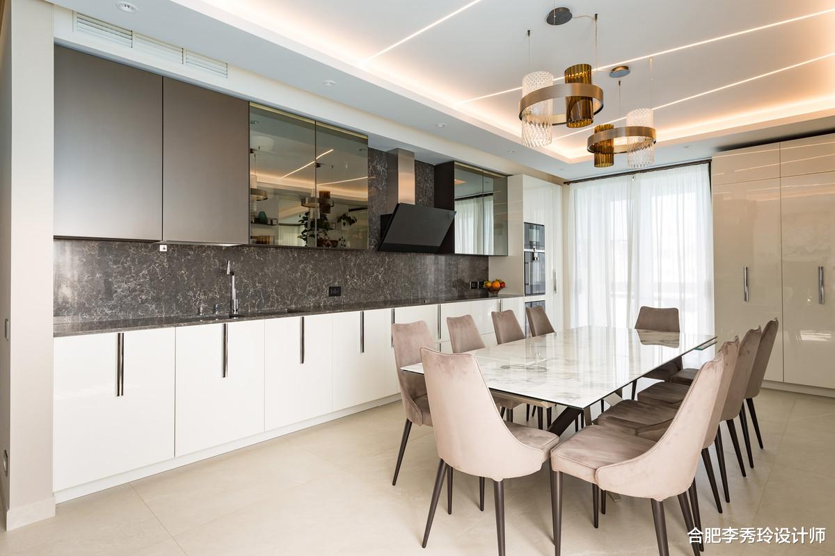 160㎡四口之家,不过度“追捧”流行风格,做到了真正的简约大方