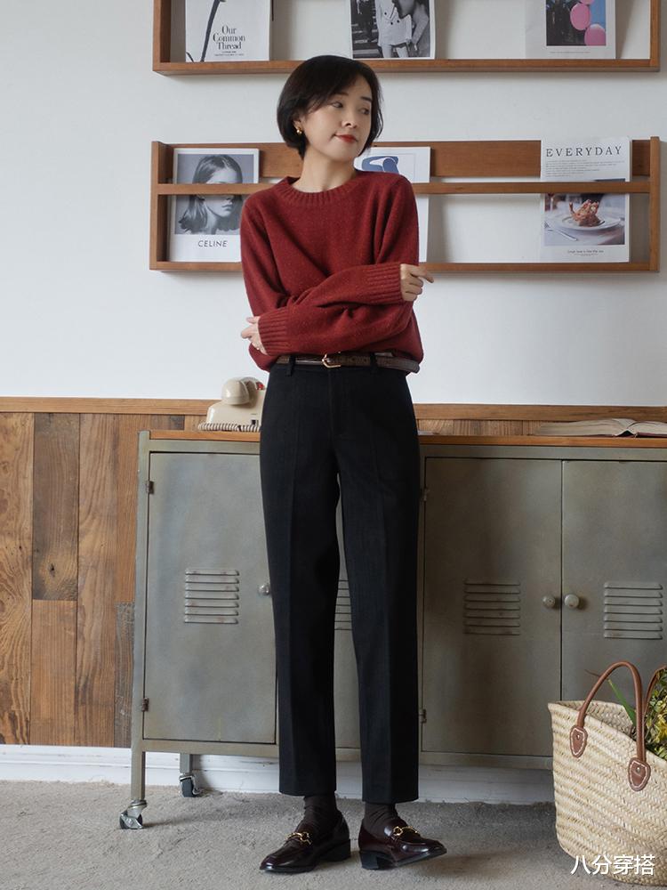八分穿搭 针织衫怎么穿出新意？从选款和搭配入手，让你从路人变女神
