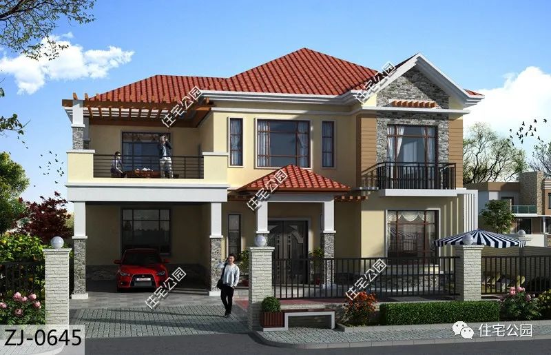 14×13米二层欧式别墅,实用好户型