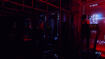 nas|当健身房遇上黑科技，全息投影带你体验不一样的沉浸式运动空间！