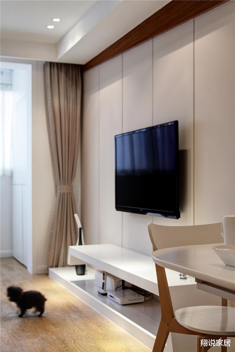 翔说家居|女儿买给父母的简约风一居，清新舒适又优雅，客餐厅真迷人，喜欢